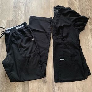 Black Grey’s Anatomy Scrub Set M